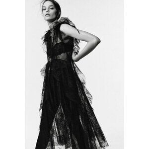 ZARA LIMITED EDITION LACE MIDI DRESS